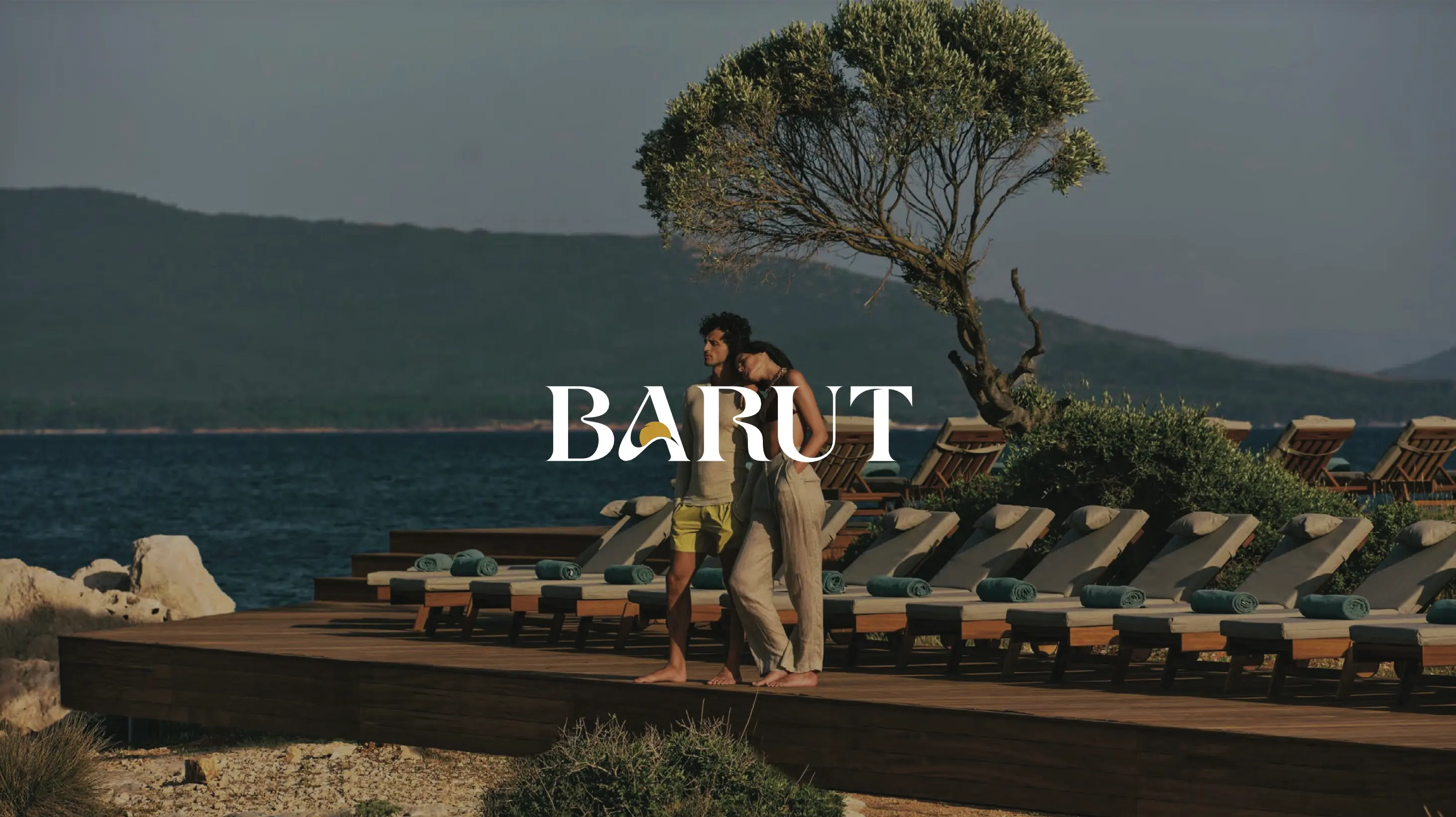 Temporary travel brand campaign visual